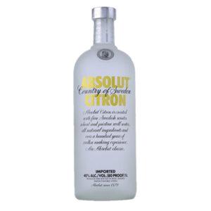 absolut vodka citron